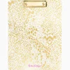 Office Supplies & Stationery^Lilly Pulitzer Acrylic Clipboard Gold Metallic Pattern Play