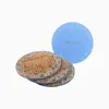 Tabletop^Lilly Pulitzer Acrylic Coaster Set Frenchie Blue Caning