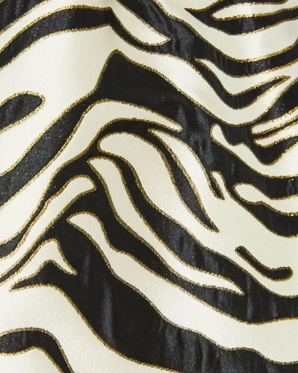 Dresses^Lilly Pulitzer Akela Strapless Jacquard Dress Black Zebra Jacquard