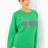 Loungewear^Lilly Pulitzer Ballad Cotton Sweatshirt Spearmint Lilly Pulitzer Embroidered Sweatshirt