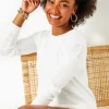 Sweaters & Cardigans^Lilly Pulitzer Bayport Cotton Crew Sweater Resort White