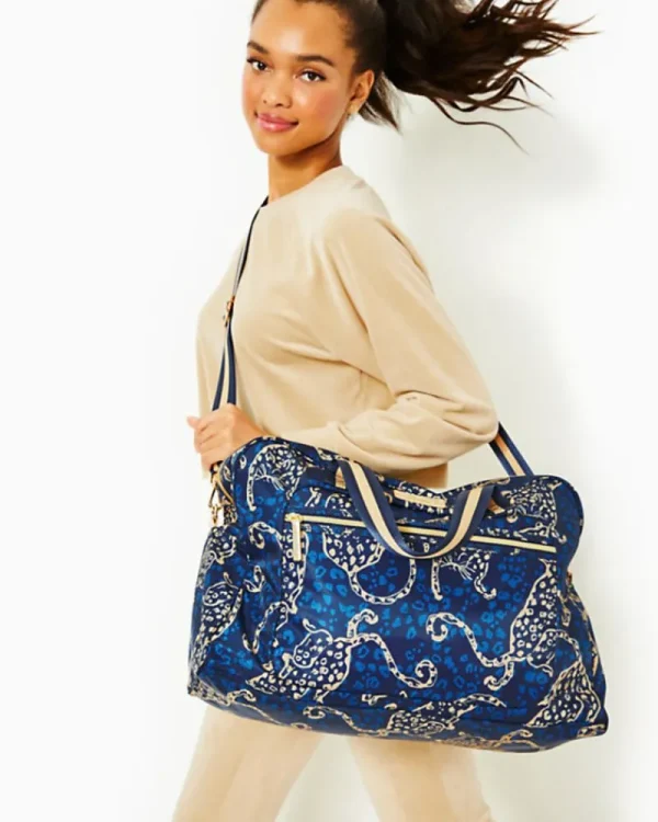 Bags^Lilly Pulitzer Beale Weekender Bag Low Tide Navy Easy To Spot Accessories