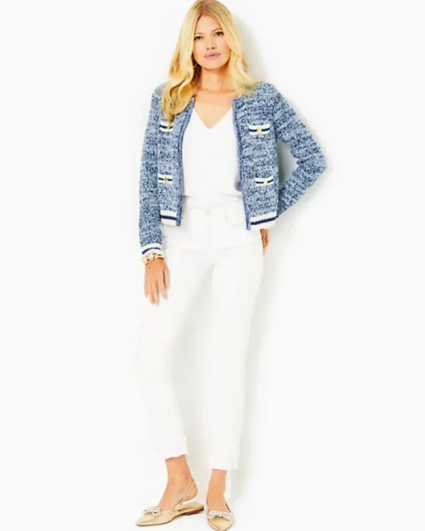 Sweaters & Cardigans^Lilly Pulitzer Beckington Cardigan Abaco Blue Marl