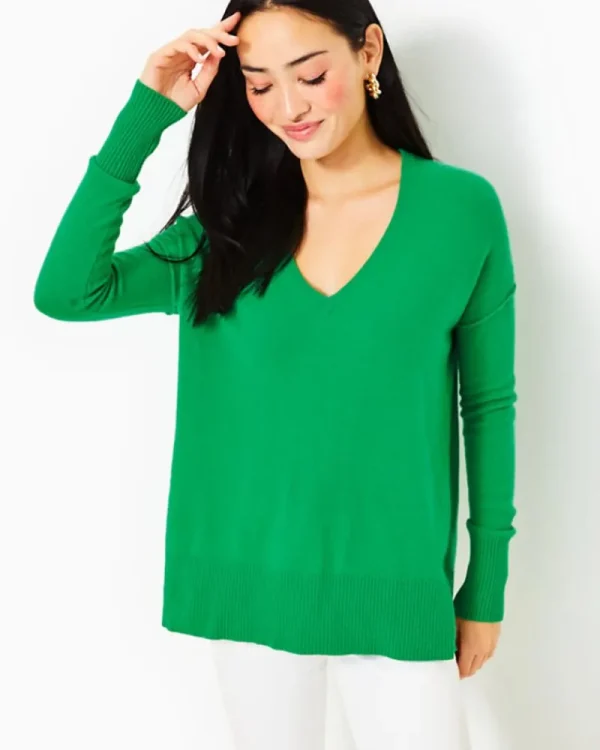 Sweaters & Cardigans^Lilly Pulitzer Bedford Cashmere Sweater Kelly Green