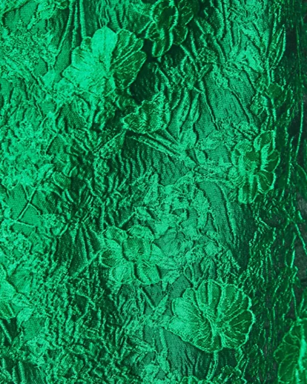 Dresses^Lilly Pulitzer Bellami Embellished Floral Jacquard Dress Kelly Green Leaf An Impression Jacquard
