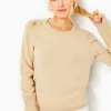 Sweaters & Cardigans^Lilly Pulitzer Brinkley Cashmere Sweater Heathered Sand Bar