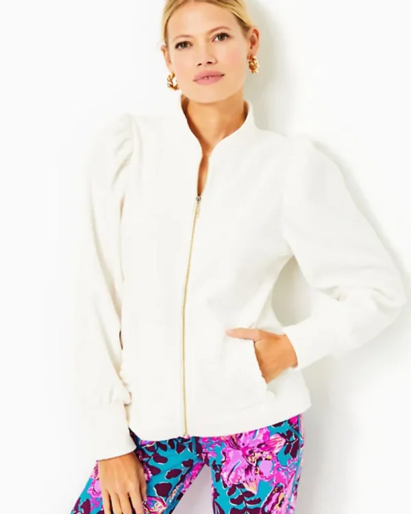 Loungewear^Lilly Pulitzer Cabello Zip-Up Fleece Coconut