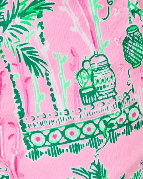 Bottoms^Lilly Pulitzer 5" Callahan Stretch Short Mandevilla Baby Always Worth It