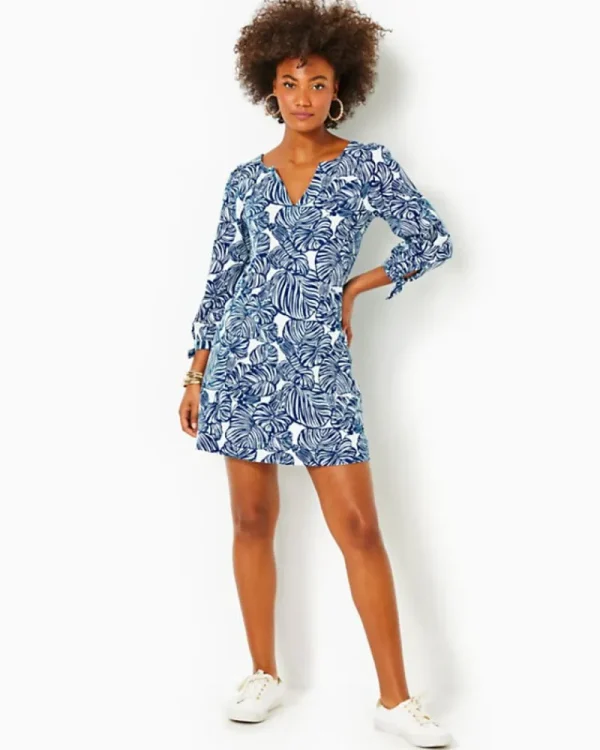 Dresses^Lilly Pulitzer Cath Dress Aegean Navy Beach Path