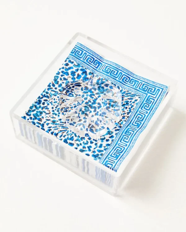 Tabletop^Lilly Pulitzer Cocktail Napkins Resort White Twisted Up
