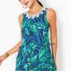 Rompers & Jumpsuits^Lilly Pulitzer Donna Sleeveless Romper Indigo Breeze Shady Gators