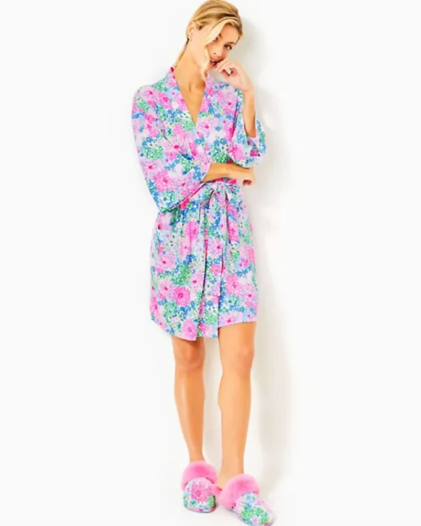 Pajamas^Lilly Pulitzer Elaine Knit Robe Multi Lil Soiree All Day