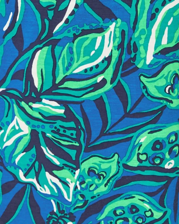 Dresses^Lilly Pulitzer Elianna Cotton T-Shirt Dress Indigo Breeze Shady Gators