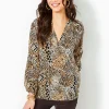 Tops^Lilly Pulitzer Elsa Silk Top Rattan Walk On The Wild Side