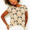 Loungewear^Lilly Pulitzer Etta Scoopneck Top Deeper Coconut Lil Stir It Up