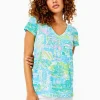 Loungewear^Lilly Pulitzer Etta V-Neck Top Multi Lilly Loves Philly