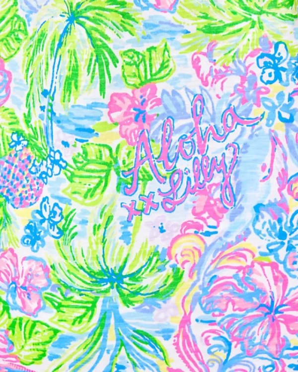 Loungewear^Lilly Pulitzer Etta V-Neck Top Multi Lilly Loves Hawaii