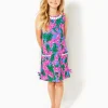 Girls Dresses & Rompers^Lilly Pulitzer Girls Little Lilly Knit Shift Dress Cerise Pink Safari Sunset