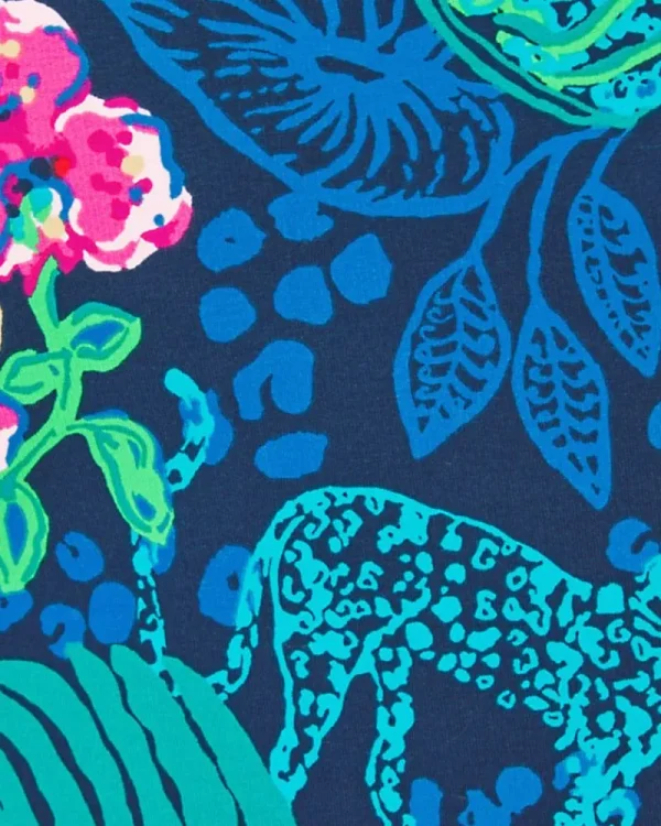 Girls Tops & Bottoms^Lilly Pulitzer Girls Little Skipper Popover Low Tide Navy Life Of The Party