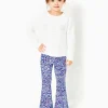 Girls Tops & Bottoms^Lilly Pulitzer Girls Mini Ballad Sweatshirt Resort White Lilly Pulitzer Embroidery Childrens