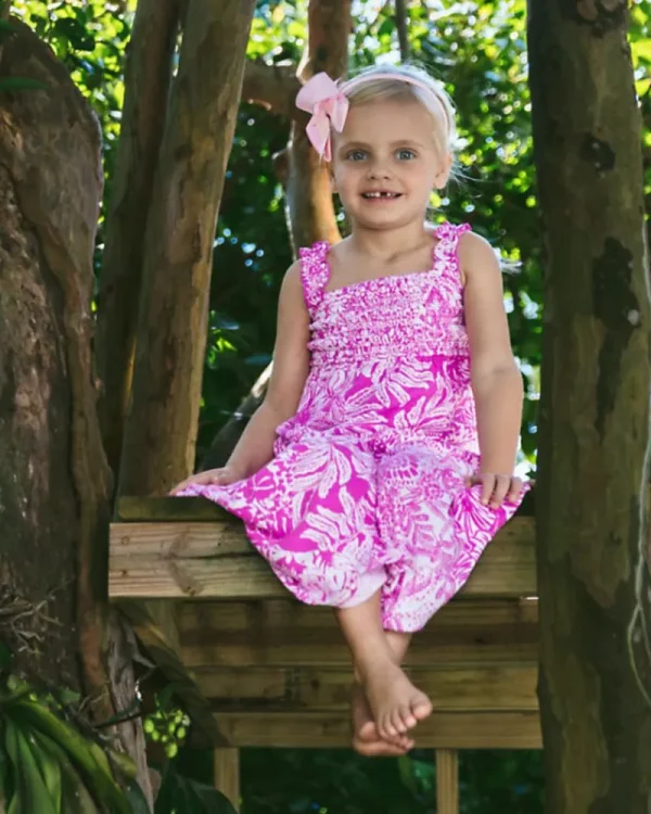 Girls Dresses & Rompers^Lilly Pulitzer Girls Mini Hadly Maxi Dress Wild Fuchsia Swipe Right