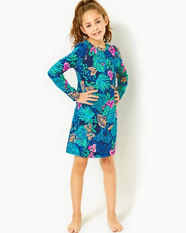 Girls Dresses & Rompers^Lilly Pulitzer Girls Mini Jansen Dress Low Tide Navy Life Of The Party