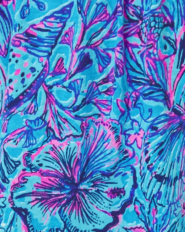 Girls Dresses & Rompers^Lilly Pulitzer Girls Mini Jilly Midi Dress Breakwater Blue Shells N Bells