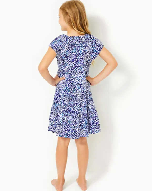 Girls Dresses & Rompers^Lilly Pulitzer Girls Mini Kawai Tiered Dress Resort White Twisted Up