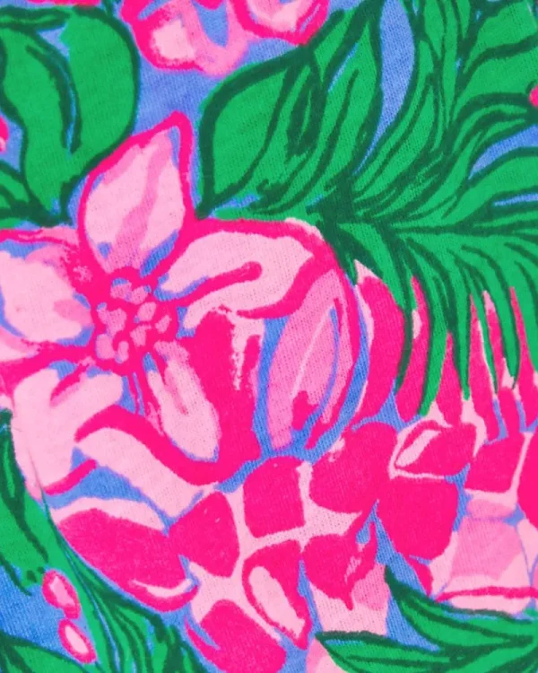 Girls Dresses & Rompers^Lilly Pulitzer Girls Tania Romper Cerise Pink Safari Sunset