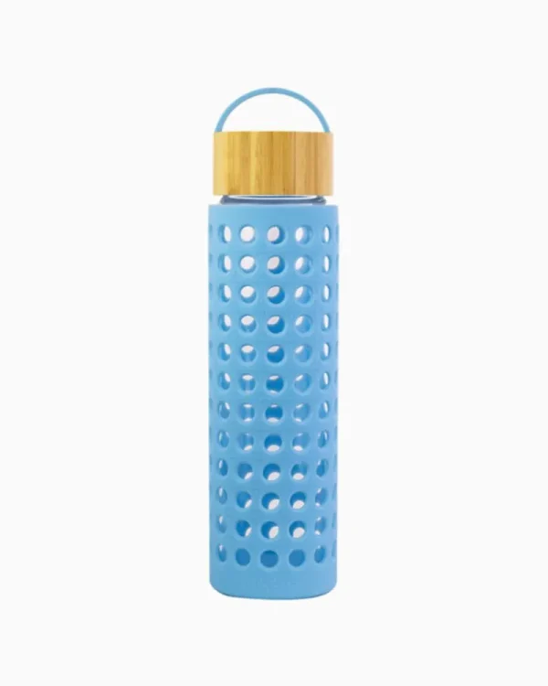 Tabletop^Lilly Pulitzer Glass Water Bottle Frenchie Blue Caning