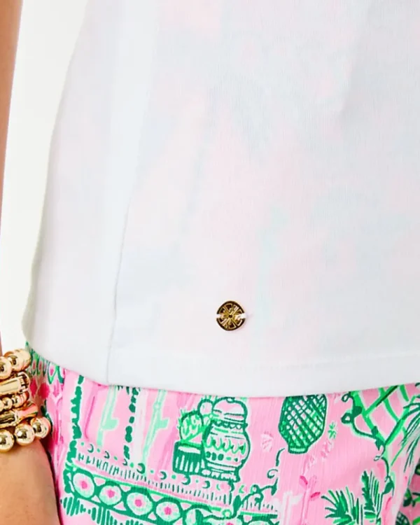 Tops^Lilly Pulitzer Halee Tank Top Resort White