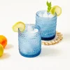 Tabletop^Lilly Pulitzer Hobnail Glasses Abaco Blue