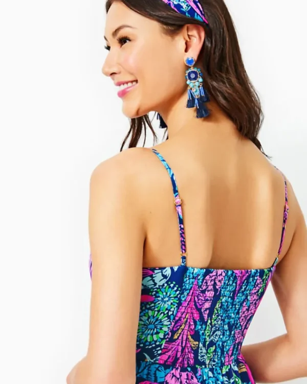 Dresses^Lilly Pulitzer Joellane Tiered Maxi Dress Aegean Navy Calypso Coast