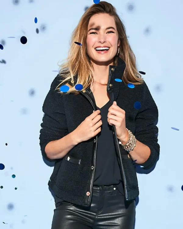 Loungewear^Lilly Pulitzer Kamey Sherpa Jacket Onyx