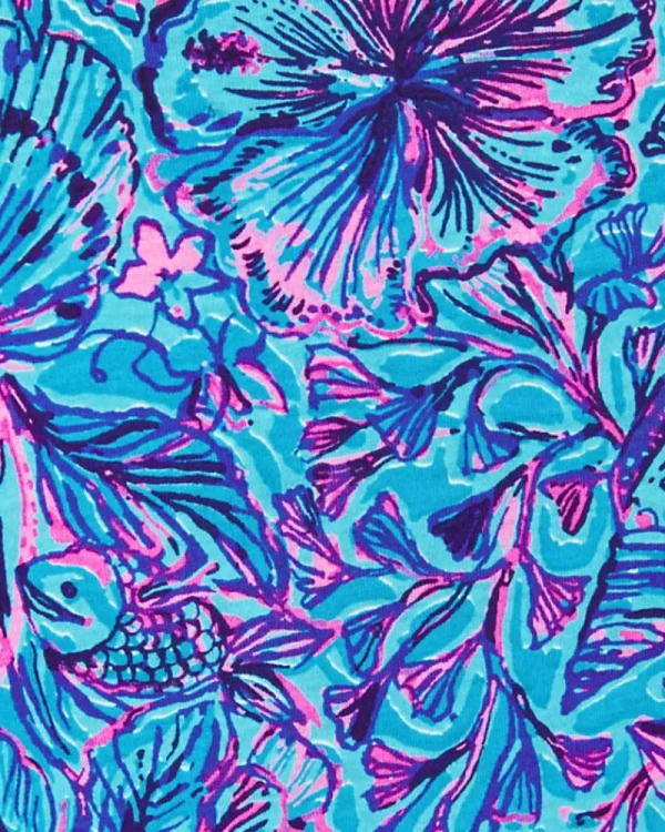 Dresses^Lilly Pulitzer Kawai Swing Dress Breakwater Blue Shells N Bells
