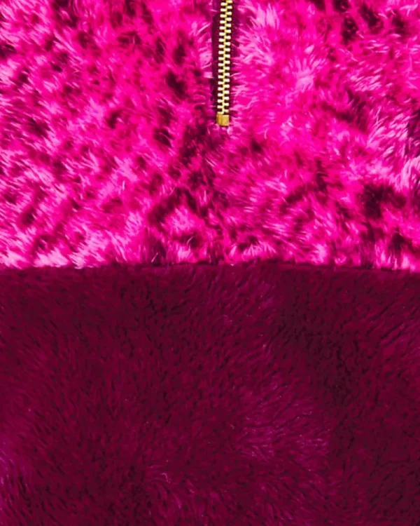 Outerwear^Lilly Pulitzer Keala Sherpa Popover Amarena Cherry Pattern Play Colorblock
