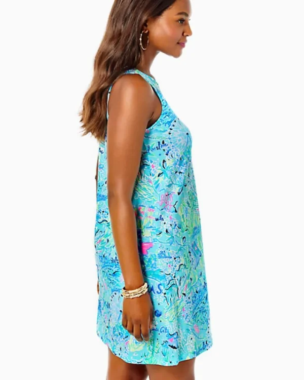 Dresses^Lilly Pulitzer Kristen Swing Dress Bayside Blue Lilly Loves Texas