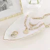 Office Supplies & Stationery^Lilly Pulitzer Leaf Trinket Tray Resort White