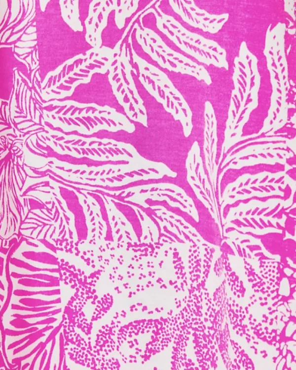 Dresses^Lilly Pulitzer Lela Henley Tank Dress Wild Fuchsia Swipe Right