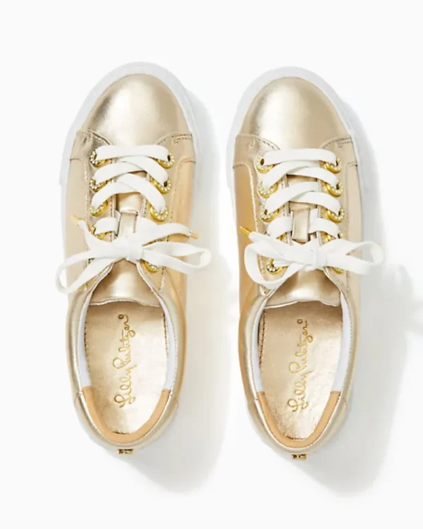 Shoes^Lilly Pulitzer Lux Hallie Sneaker Gold Metallic