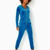 Loungewear^Lilly Pulitzer 28" Mallie Velour Pant Indigo Breeze