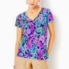 Loungewear^Lilly Pulitzer Meredith Tee Aegean Navy Calypso Coast