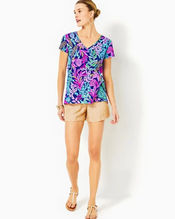 Loungewear^Lilly Pulitzer Meredith Tee Aegean Navy Calypso Coast