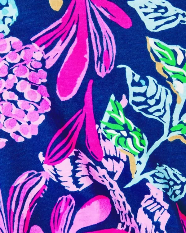Loungewear^Lilly Pulitzer Meredith Tee Aegean Navy Calypso Coast
