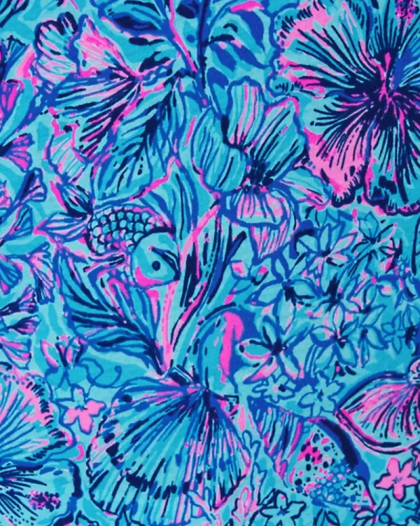Loungewear^Lilly Pulitzer Meredith Tee Breakwater Blue Shells N Bells