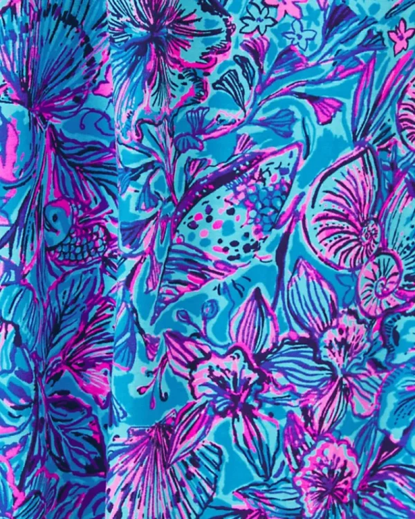 Dresses^Lilly Pulitzer Mirasol Maxi Dress Breakwater Blue Shells N Bells Engineered Knit Dress