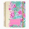 Office Supplies & Stationery^Lilly Pulitzer 2023-2024 17 Month Jumbo Agenda Amalfi Blue Leaf It Wild