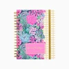 Office Supplies & Stationery^Lilly Pulitzer 2023-2024 17 Month Large Agenda Oyster Bay Navy Always Be Blooming