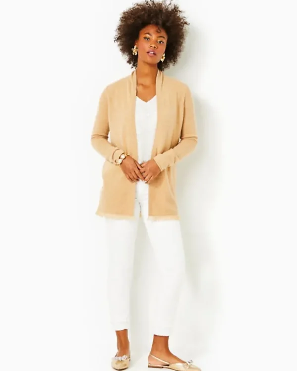 Sweaters & Cardigans^Lilly Pulitzer Noble Cashmere Cardigan Heathered Rattan
