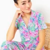 Pajamas^Lilly Pulitzer Pajama Button-Up Top Multi Lil Soiree All Day